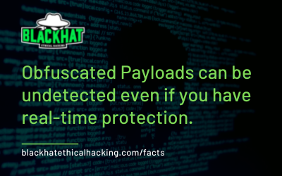 Obfuscated Payloads can be undetected even if you have real-time protection