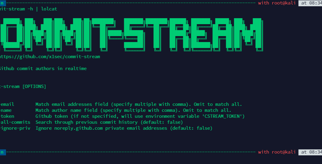 OSINT Tool: Commit Stream