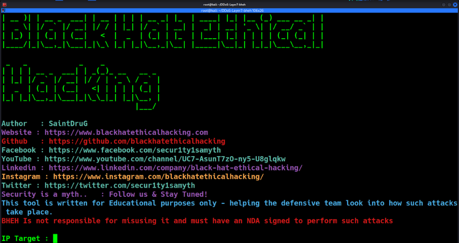 How to DDoS Like an Ethical Hacker
