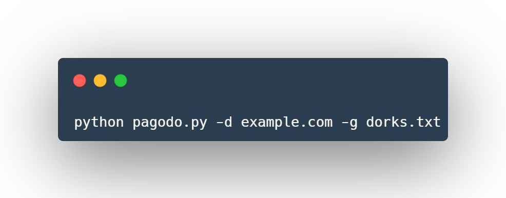 Pagodo script