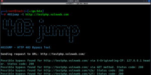 Offensive Security Tool: 403jump