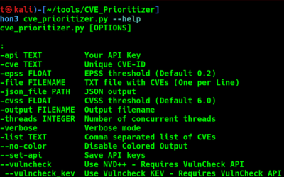 Vulnerability Management Tool: CVE Prioritizer