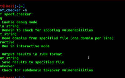 Recon Tool: spoof_checker