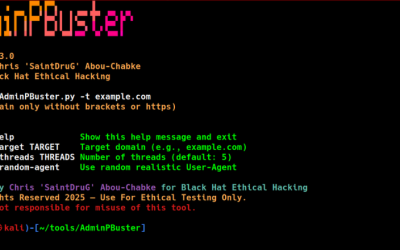 Recon Tool: AdminPBuster (Admin Panel Buster)