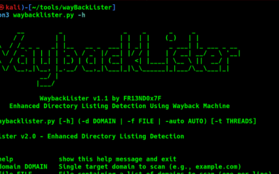 Recon Tool: WaybackLister