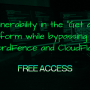 XSS Vulnerability in the “Get a Quote” form while bypassing WordFence and CloudFlare