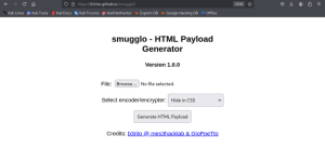 Offensive Security Tool: smugglo