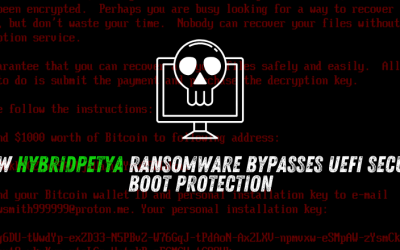 New HybridPetya Ransomware Bypasses UEFI Secure Boot Protection