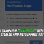 New ClickFix Campaign “EVALUSION” Deploys Amatera Stealer and NetSupport RAT